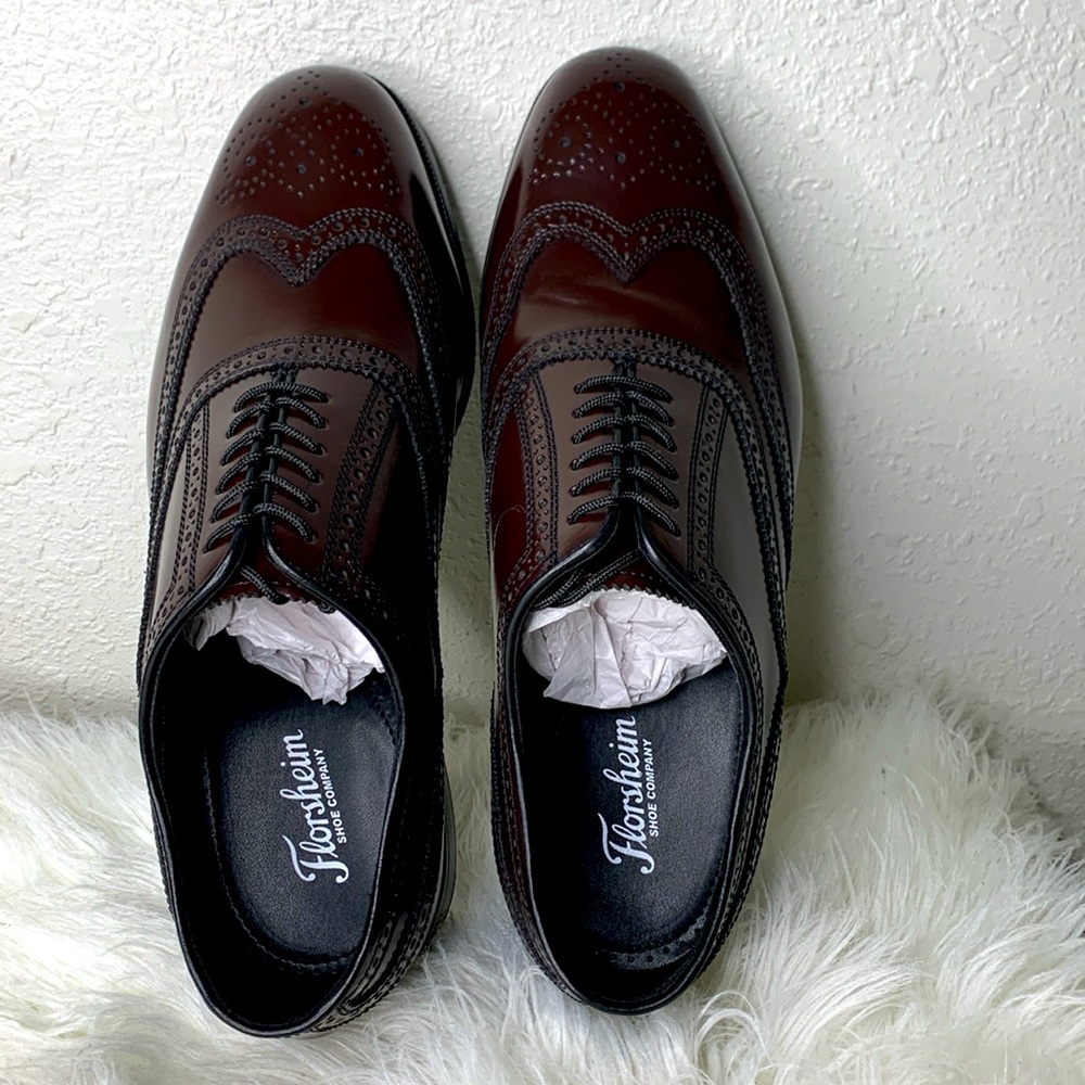 FLORSHEIM Men's Lexington Wing-Tip Oxford - Picture 10 of 13